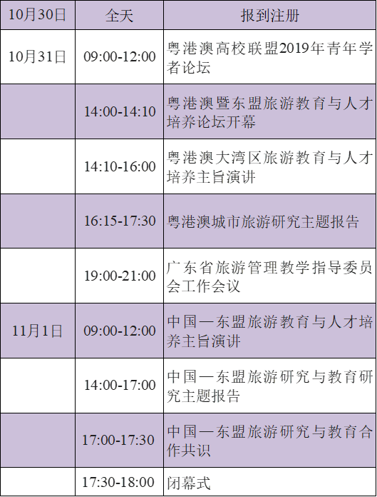 会议议程图